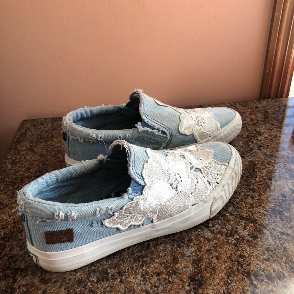 Denim Slip on shoes